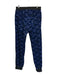 Versace Size S Purple & Blue Print Cotton Blend Abstract Velour Jogger Pants Purple & Blue Print / S