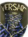 Versace Size L Blue & Purple Cotton Blend Abstract Velour Track Men's Jacket Blue & Purple / L