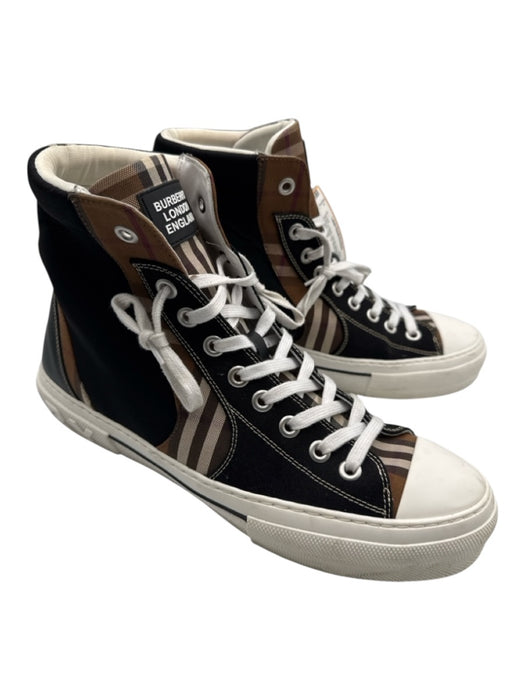 Burberry Shoe Size 45 Brown & Black Canvas Novacheck Sneaker Men's Shoes Brown & Black / 45