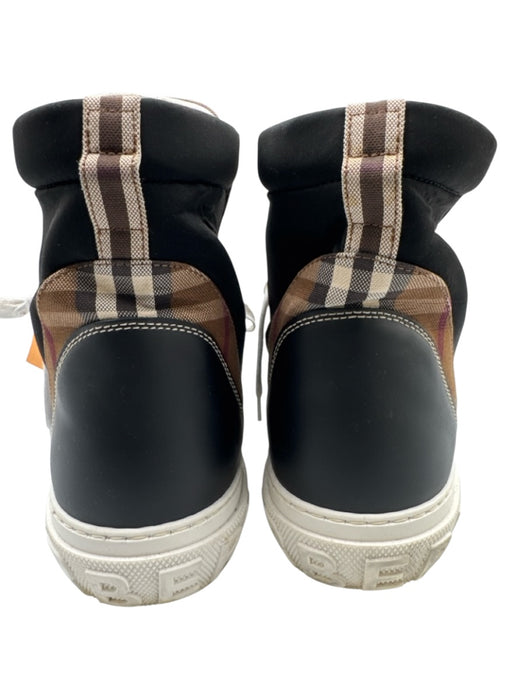 Burberry Shoe Size 45 Brown & Black Canvas Novacheck Sneaker Men's Shoes Brown & Black / 45