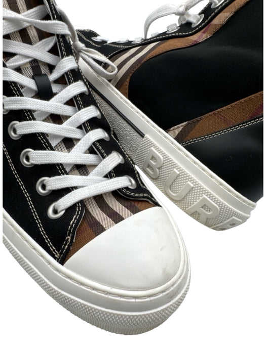 Burberry Shoe Size 45 Brown & Black Canvas Novacheck Sneaker Men's Shoes Brown & Black / 45