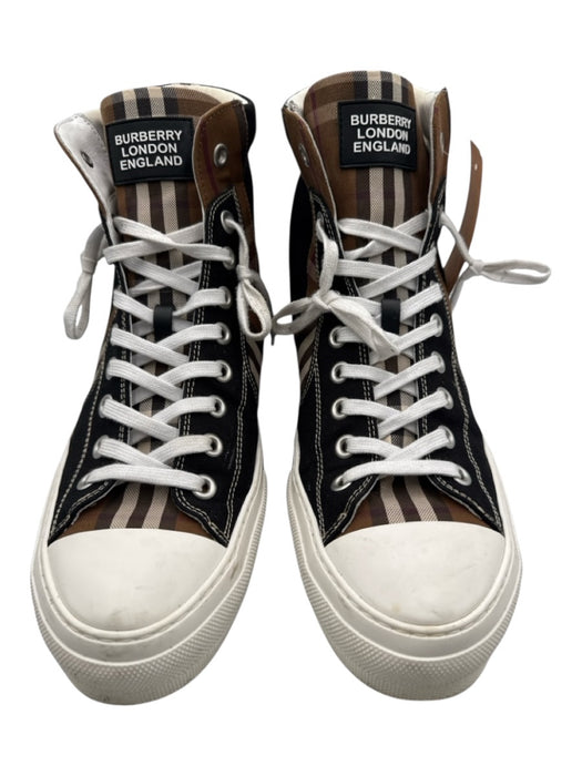 Burberry Shoe Size 45 Brown & Black Canvas Novacheck Sneaker Men's Shoes Brown & Black / 45
