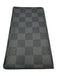 Louis Vuitton Gray & Black Leather Damier Checkbook Men's Wallet Gray & Black