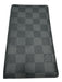 Louis Vuitton Gray & Black Leather Damier Checkbook Men's Wallet Gray & Black