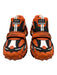 Off White Shoe Size 43 Like New Orange & White Synthetic Strap Sneaker Shoes Orange & White / 43