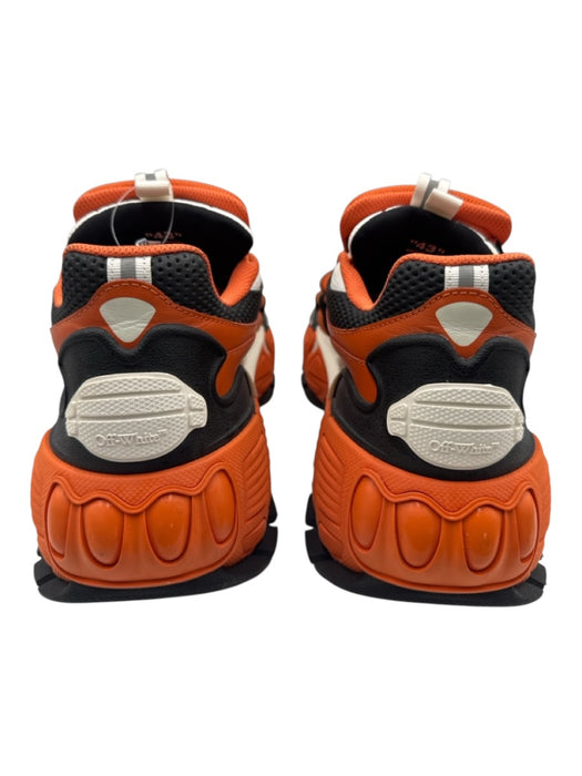Off White Shoe Size 43 Like New Orange & White Synthetic Strap Sneaker Shoes Orange & White / 43