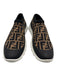 Fendi Shoe Size 9 Brown & Black Synthetic logo Sneaker Slip On Men's Shoes Brown & Black / 9