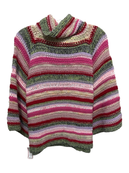 By Anthropologie Size XS/S Pink & Multi Acrylic Metallic Thread Dolman Sweater Pink & Multi / XS/S