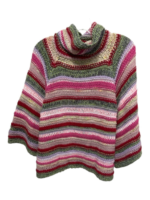 By Anthropologie Size XS/S Pink & Multi Acrylic Metallic Thread Dolman Sweater Pink & Multi / XS/S