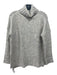 Philosophy Size S Gray, Beige & White Acrylic Heathered Turtleneck Sweater Gray, Beige & White / S