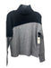 By Anthropologie Size XS Gray & Black Viscose Blend Heathered Turtleneck Sweater Gray & Black / XS