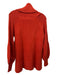 By Anthropologie Size S Burnt Orange Viscose Blend Over the shoulder Sweater Burnt Orange / S