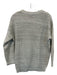 Another Love Size XSP Gray Acrylic Blend Loose Knit Long Sleeve Sweater Gray / XSP