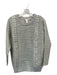 Another Love Size XSP Gray Acrylic Blend Loose Knit Long Sleeve Sweater Gray / XSP