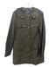 Pendleton Size M Olive Green Nylon Button Up Hood Zip Pockets Jacket Olive Green / M