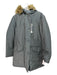 Woolrich Size M Gray Cotton & Nylon Duck Down Faux Fur Zip Up Long Sleeve Coat Gray / M