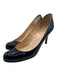 Christian Louboutin Shoe Size 38 Navy Blue Patent Leather Round Toe Pumps Navy Blue / 38