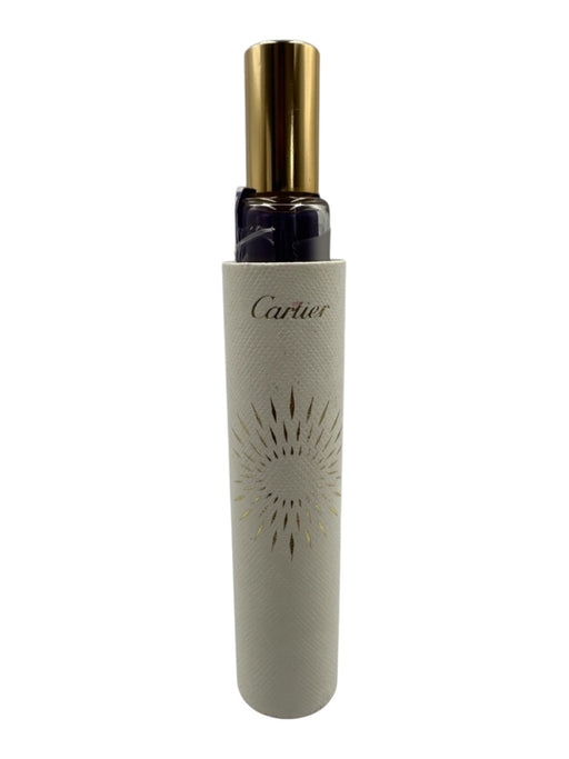 Cartier Yellow Glass Case Inc Roller .5 fl oz Perfume Yellow