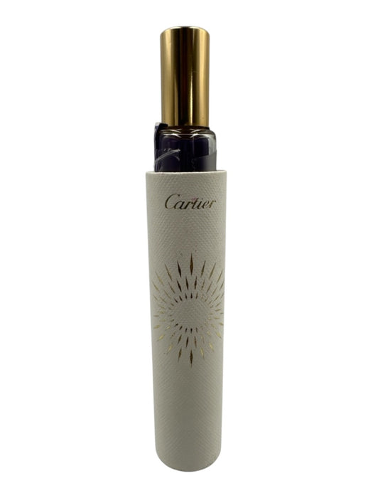 Cartier Yellow Glass Case Inc Roller .5 fl oz Perfume Yellow
