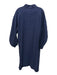 Maria + Cornejo Size 14 Navy & White Print Button Accentts swiss dot Dress Navy & White Print / 14