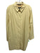 Burberry London Size 14 Yellow Tan Rayon Button Down Collared Long Sleeve Jacket Yellow Tan / 14