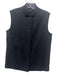 Prada Size 44 Black Polyester Velcro & Zip Vest Black / 44