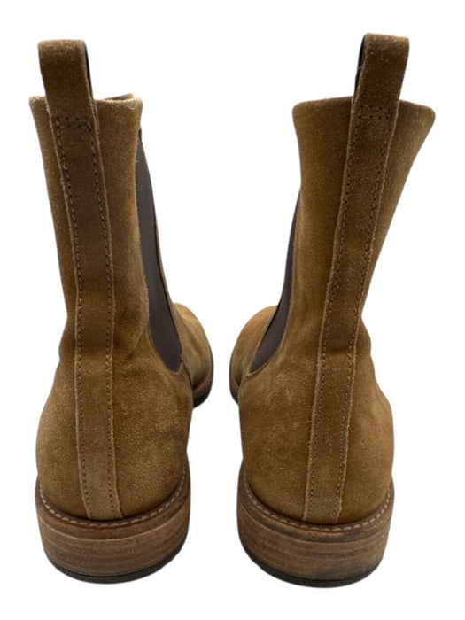 ecco Shoe Size 12 Tan & Brown Suede Elastane Ankle Flat Booties Tan & Brown / 12
