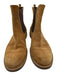 ecco Shoe Size 12 Tan & Brown Suede Elastane Ankle Flat Booties Tan & Brown / 12