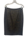 Magid Bernard Size 10 Black & Brown Wool Fringe Edging Back Zip Grid Skirt Set Black & Brown / 10