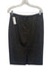 Magid Bernard Size 10 Black & Brown Wool Fringe Edging Back Zip Grid Skirt Set Black & Brown / 10