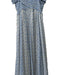 Baum und Pferdgarten Size S Blue & White Viscose Sleeveless All Over Print Dress Blue & White / S