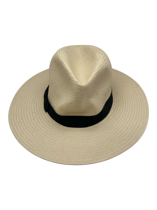 Beach by Flora Bella Beige & Black Paper Grosgrain Ribbon Starfish Hat Beige & Black / One Size
