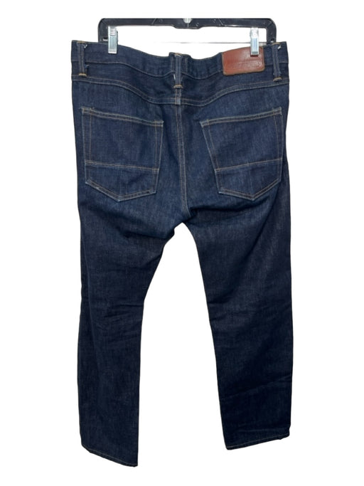 Tellason Size 33 Dark Wash Cotton Blend Solid Selvedge Jean Men's Pants 33