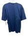 Zegna Size 56 Blue Cotton Solid T shirt Crew Men's Short Sleeve Blue / 56