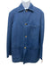 Brioni Size 50 Blue Cotton Solid Chore Jacket Men's Jacket Blue / 50
