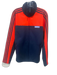 Adidas Size L Blue & Orange Polyester Zipper Men's Jacket Blue & Orange / L