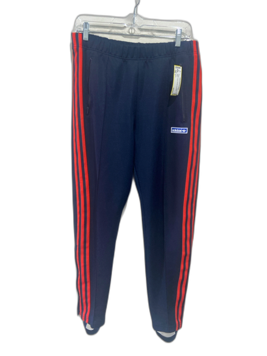 Adidas Size L Blue & Orange Polyester Men's Pants Blue & Orange / L
