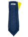 Eidos Blue Silk Striped Men's Tie Blue
