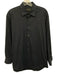 Prada Size 15.5 Navy Blue Cotton Blend Solid Button Up Men's Long Sleeve Shirt Navy Blue / 15.5