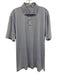 Holderness & Bourne Size XL Blue Cotton Blend Solid Polo Men's Short Sleeve Blue / XL