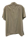 Hermes Size 16 Tan Cotton Solid Button Up front pocket Men's Short Sleeve Tan / 16