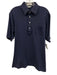 Tuttle Size M Navy Blue Cotton Solid Polo front pocket Men's Short Sleeve Navy Blue / M