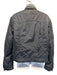 Prada Size 54 Navy Blue Synthetic Solid Puffer Trucker Men's Jacket Navy Blue / 54