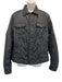 Prada Size 54 Navy Blue Synthetic Solid Puffer Trucker Men's Jacket Navy Blue / 54