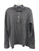 Peter Millar Size L Gray Cotton Solid Men's Long Sleeve Shirt Gray / L