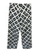 Bed Head Size XS Black & White Cotton Blend Button Front Printed Pajamas Black & White / XS