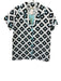Bed Head Size XS Black & White Cotton Blend Button Front Printed Pajamas Black & White / XS