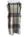 Burberry White & Multi Novacheck Fringe scarf White & Multi