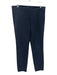 Lafayette 148 Size 6/8 Navy Blue Cotton Blend Long Sleeve Pin Stripe Pant Set Navy Blue / 6/8