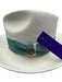 Goorin Bros Mint Green Toquilla Straw Woven Ribbon Wide Brim Fedora Hat Mint Green / Small
